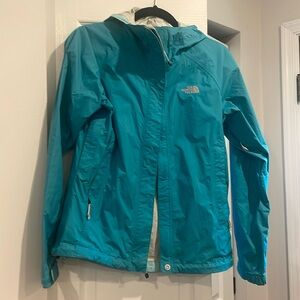 North face rain coat